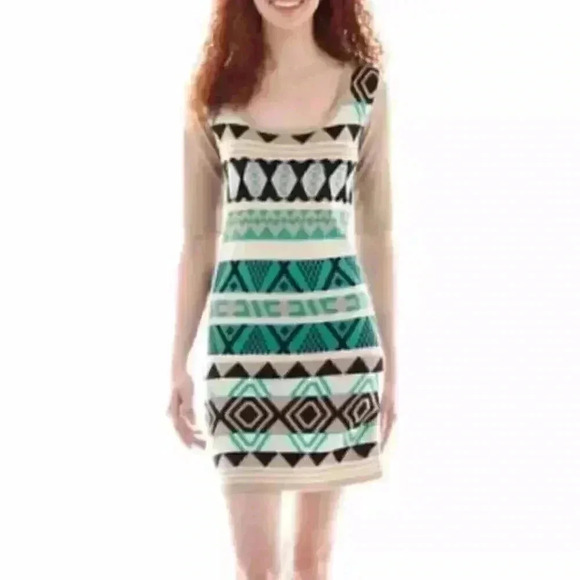 T/O sweaters sweater dress size M knit scoop neck - Picture 2 of 10